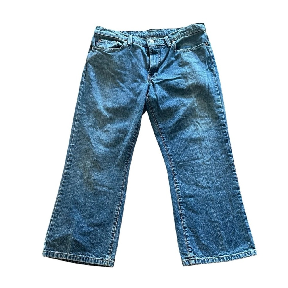 Ralph Lauren Women's Cropped Ankle Blue Denim Jeans